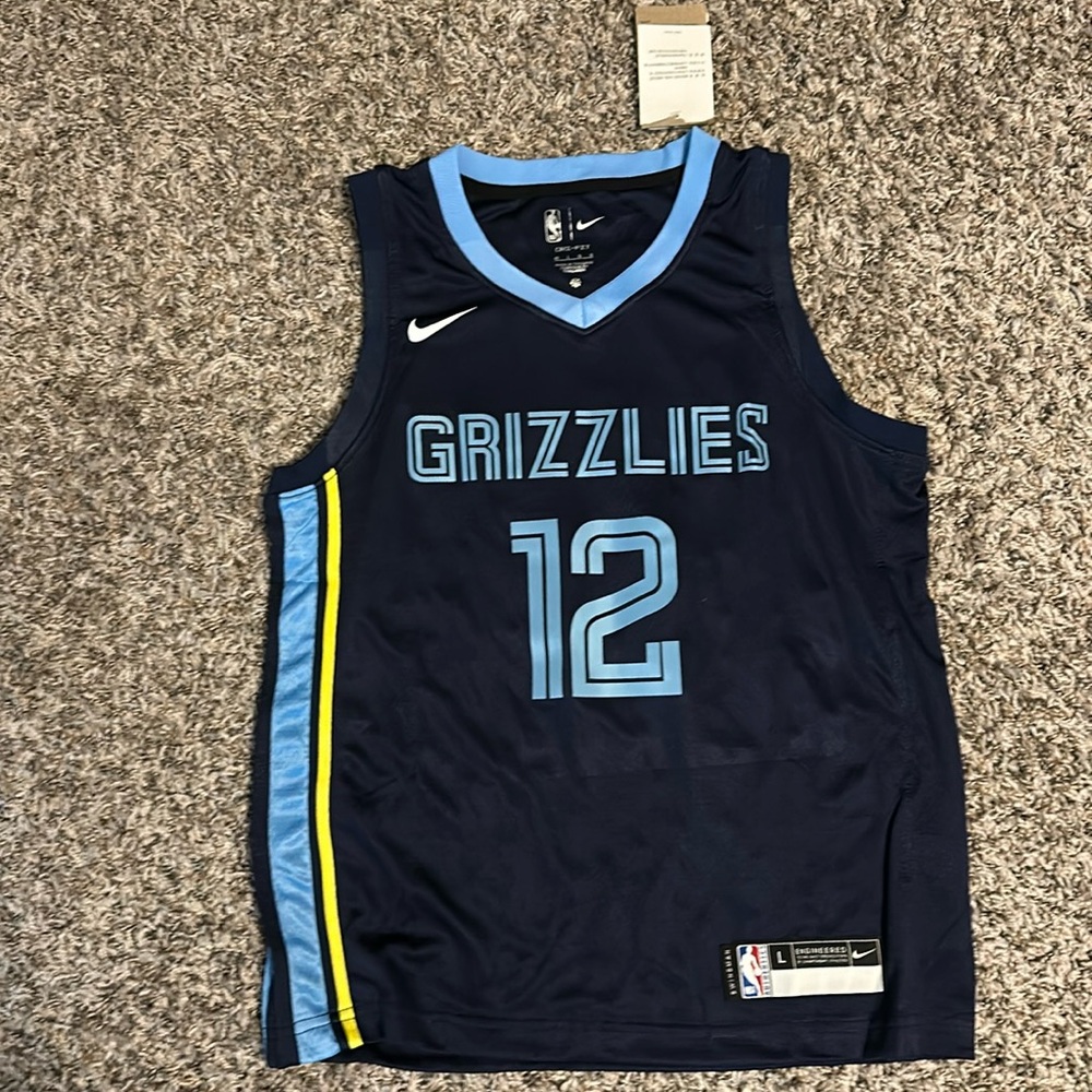Nike Youth Memphis Grizzlies Navy Ja Morant #12 Swingman Jersey size large